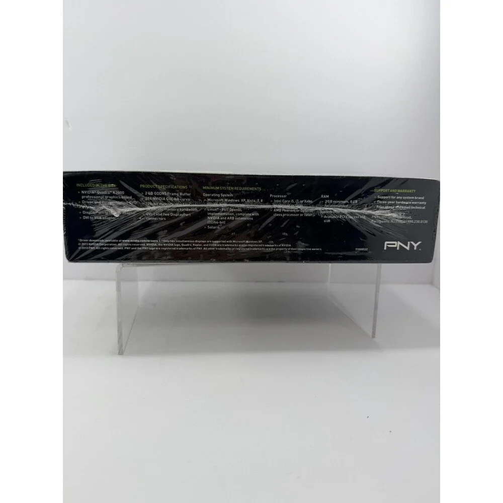 NEW SEALED NVIDIA Quadro K2000 Professional Graphics Card PNY 2GB GDDR5